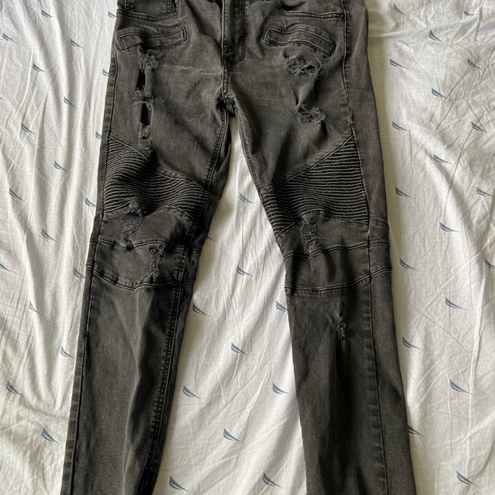 Men's Grey Fashion Nova Jeans